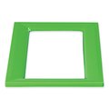 Safco Mixx Recycling Center Lid, 9.87w x 19.87d x 0.82h, Green 9450GN